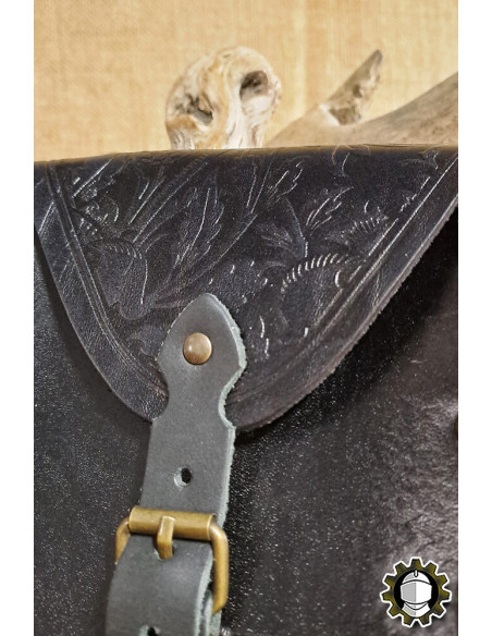 Medieval leather bag model Jerome,...