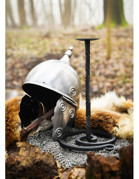 Candle holder for candles and helmet...