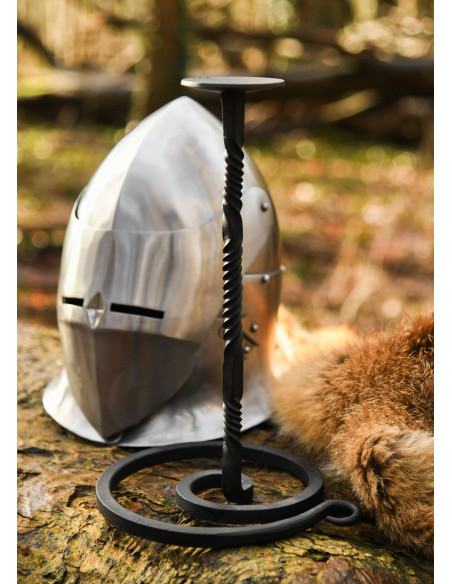 Candle holder for candles and helmet...