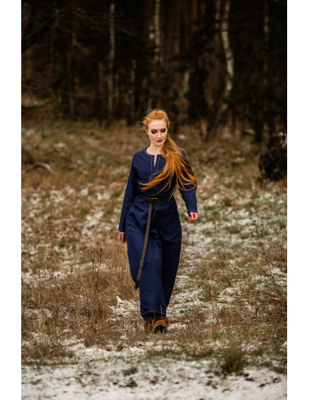 Viking Dress for Women Helga in Blue