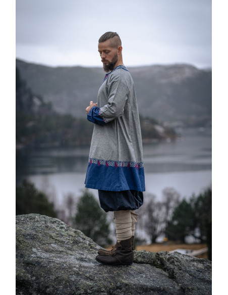 Freydis Viking Tunic in Blue-Grey Freydis Viking Tunic in Blue-Grey