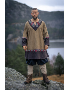 Freydis Viking Tunic in Sand Color