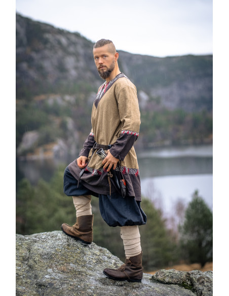 Freydis Viking Tunic in Sand Color