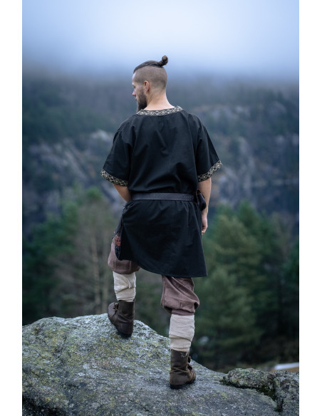 Short Viking Tunic Model Loki, Black