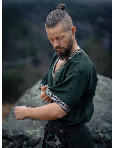 Short Viking Tunic Model Loki, Olive...