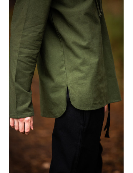 Medieval shirt for men model Otto, green