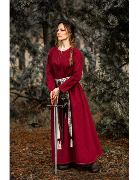 Viking Dress for Women Helga in Red