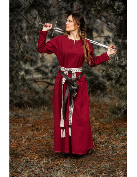 Viking Dress for Women Helga in Red