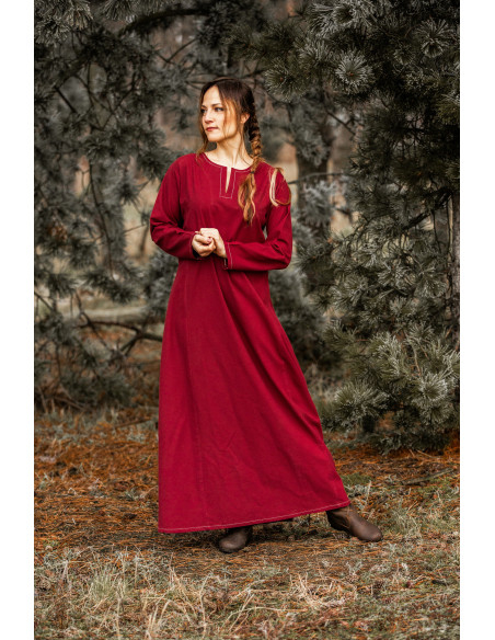 Viking Dress for Women Helga in Red