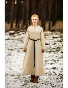 Viking Dress for Women Helga in Natural Beige