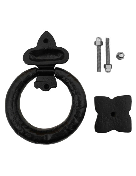 Medieval door knocker with a wrought...