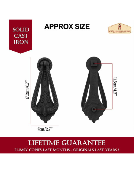 Medieval door knocker with a forged... Medieval door knocker with a forged...