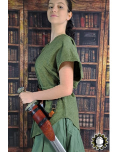 Medieval tahalí Brian, right-hand brown leather 2