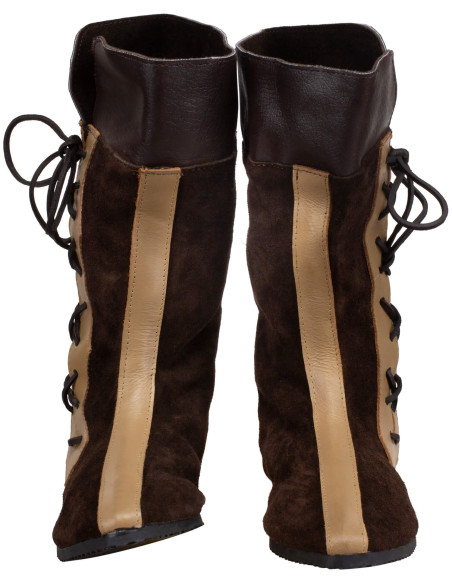 Medieval leather boots model Sylvar,...