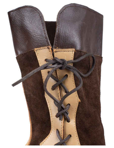 Medieval leather boots model Sylvar,...