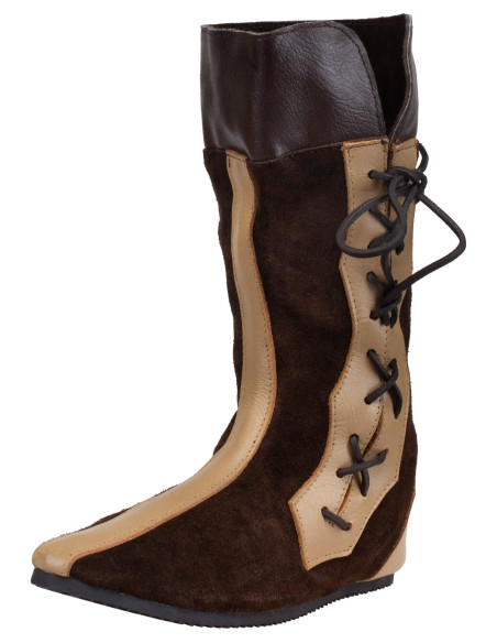 Medieval leather boots model Sylvar,...