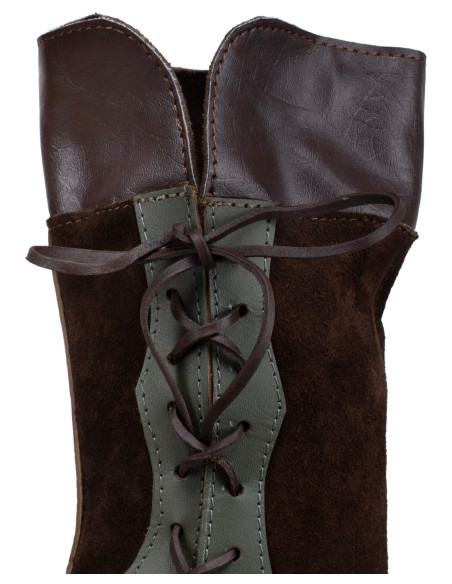 Medieval leather boots model Sylvar,...