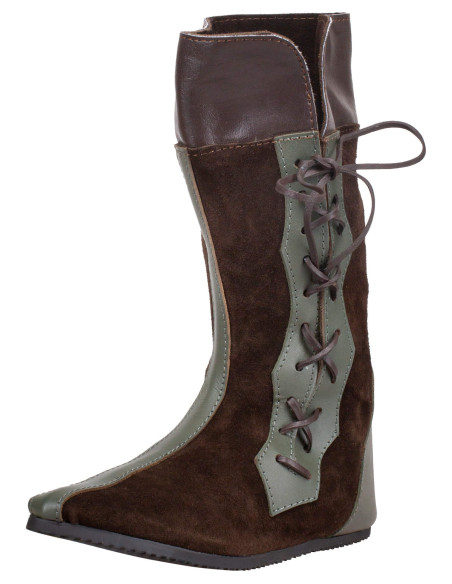 Medieval leather boots model Sylvar,...
