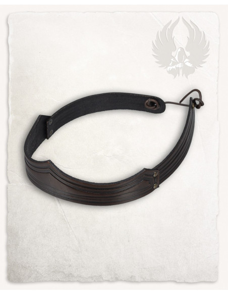 Medieval leather headband model...