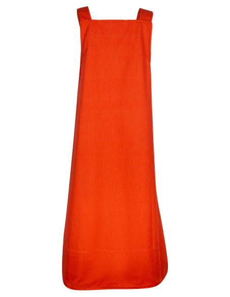 Lientje apron-style dress, orange