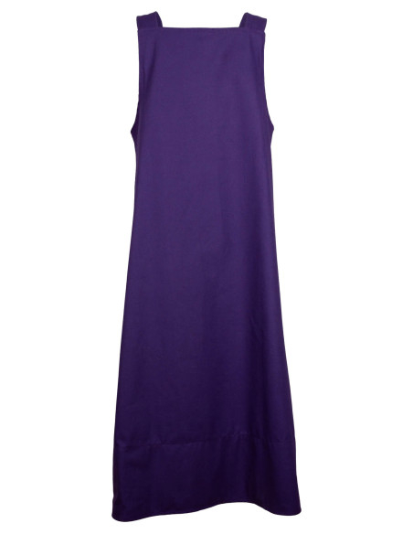 Lientje apron-style dress, purple color
