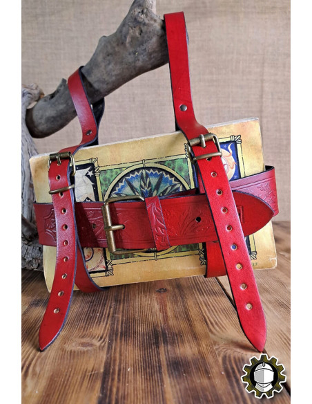 Medieval book holder for belt model...