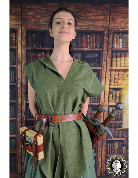 Medieval book holder for belt model...