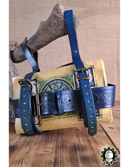 Medieval book holder for belt model...