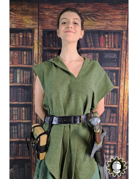 Medieval book holder for belt model...