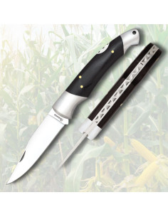 Albainox knife with black stamina handle (18.5 cm)
