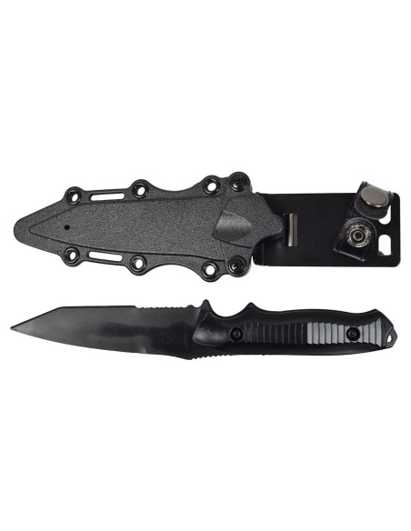 Training knife in plastic with sheath...