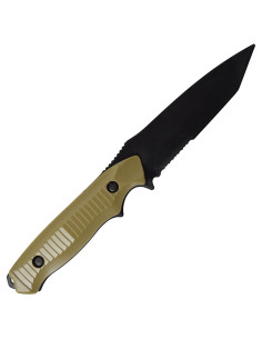 Training knife in plastic with sheath, beige (23.5 cm.) 2