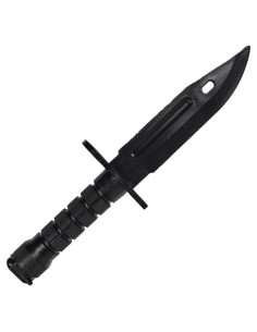 Training bayonet knife made of plastic, black color 2