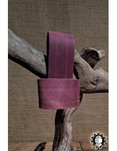 Leather sheath for daggers, red