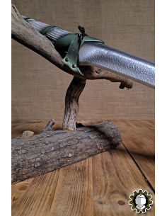 Leather sword sheath, green 2