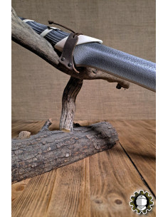 Leather scabbard for swords, brown color 2