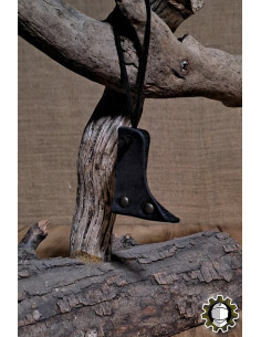 Leather sword sheath, black