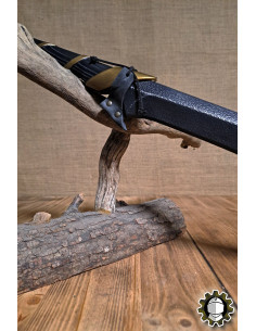 Leather sword sheath, black 2