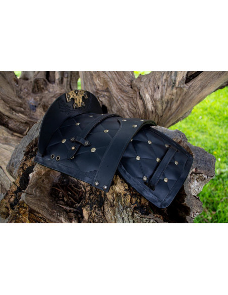Black Explorer Warrior Shoulder Pad...