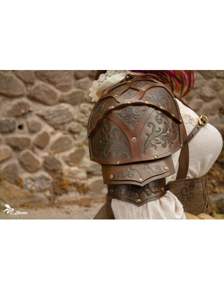 Brown Renaissance Warrior Shoulder...