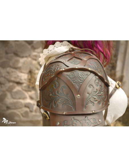 Brown Renaissance Warrior Shoulder...