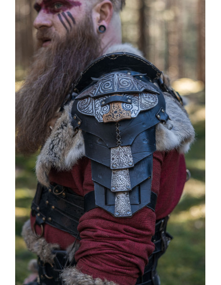 Thor Barbarian Shoulder Pad in Black...