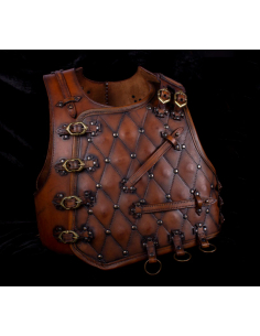 Leather chest armor model Explorer, without shoulder pads