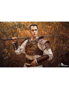 Leather armor model Explorer, with shoulder pad