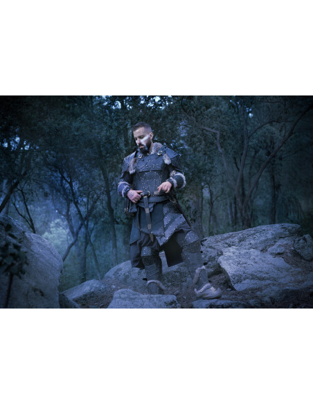 Viking leather chest piece model...