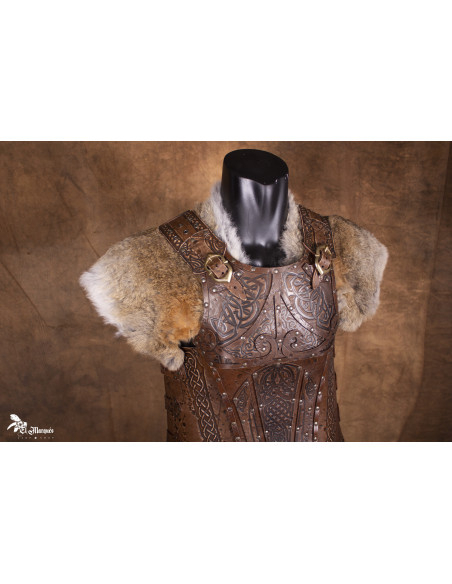 Viking leather chest plate model...
