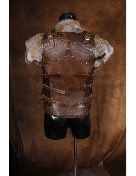 Viking leather chest plate model...