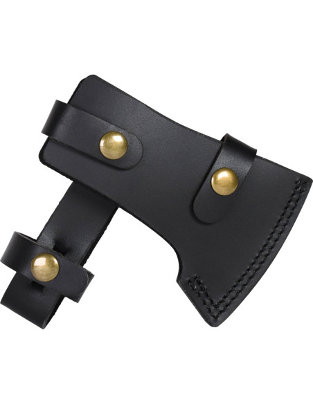 Heavy axe with leather sheath (36 cm)