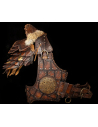 Brown leather chest piece model Barbarian