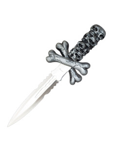 Decorative dagger with skulls